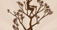 photo of a person in a tree